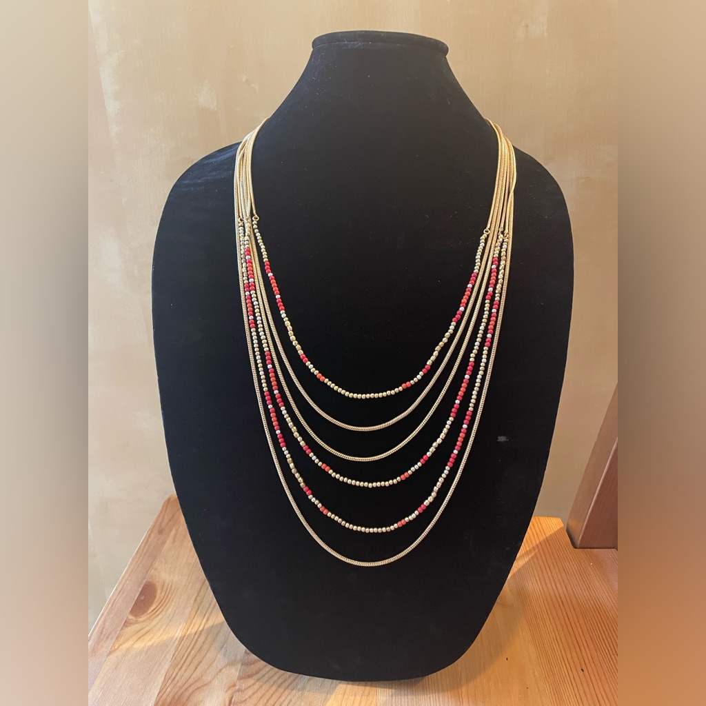 Lucky Brand Multi-Strand Gold Necklace 12$